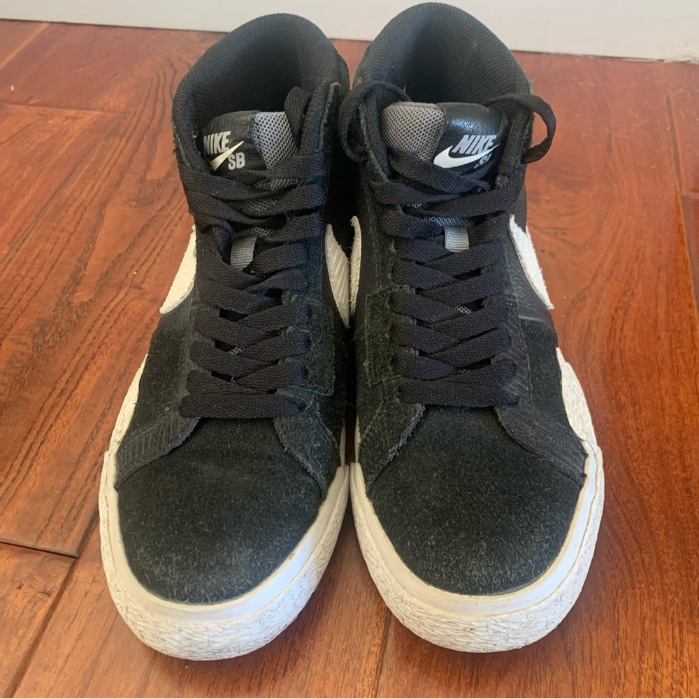Nike High Tops Size 5.5 Zoom Blazer Premium SB Mid Mosaic Pack/Black Wolf Grey